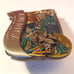 Vintage 1984 Bergamot America Chrome Belt Buckle