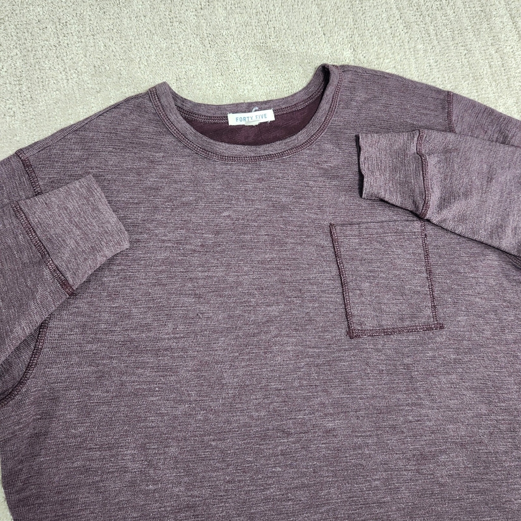 Forty Five Shirt Men Large Waffle Knit Thermal Baselayer Minimalist Huckberry