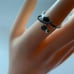 925 Sterling Silver Sparkling Star Ring
