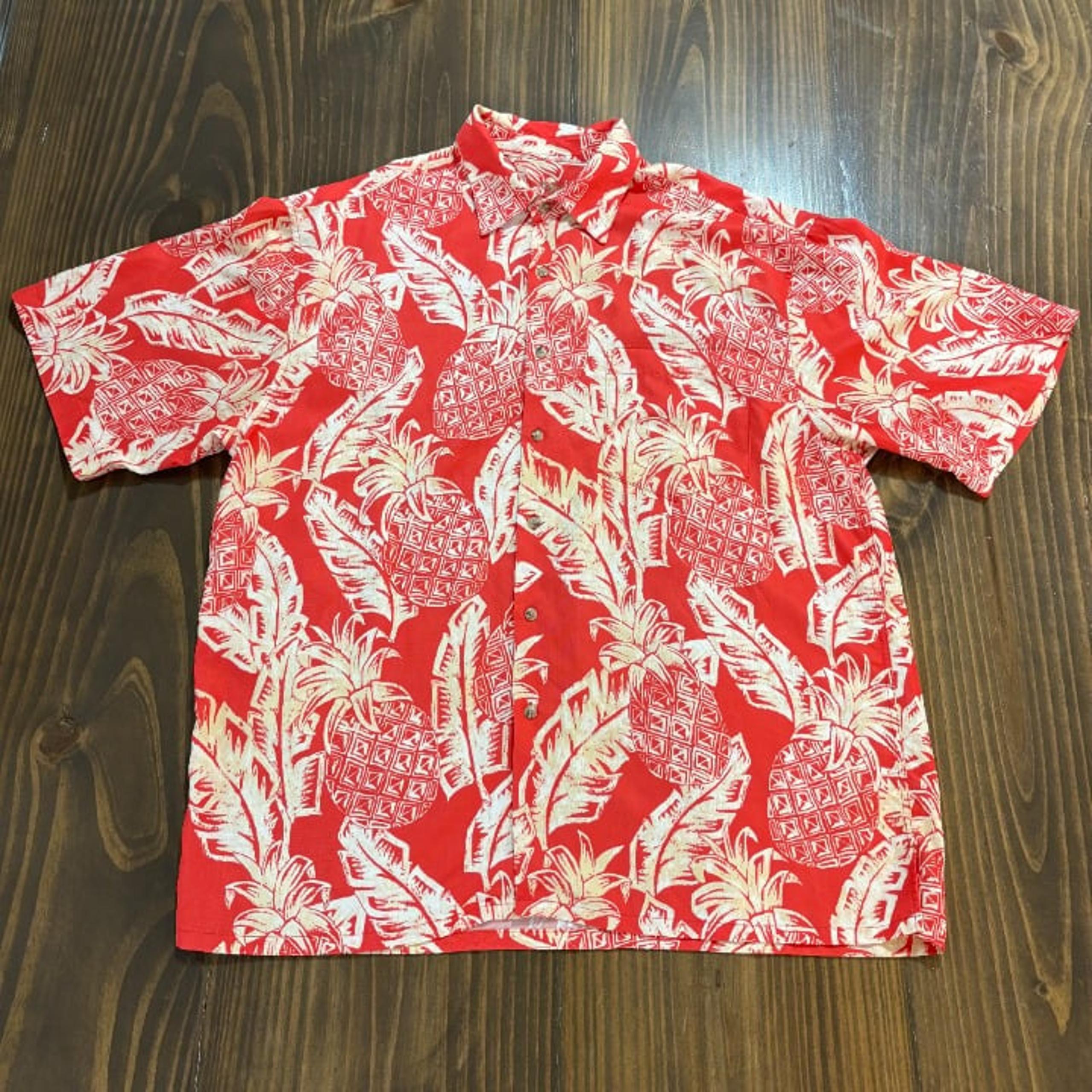 Bamboo Cay Hawaiian Shirt Men's Large Relaxed Fit Tropical Resort Wear