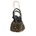 Zara Black Small Crocheted Rings Bucket Bag