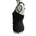 VTG Y2K Bebe Black Sequin Sparkly Wrap Tie Back Going Out Halter Top M