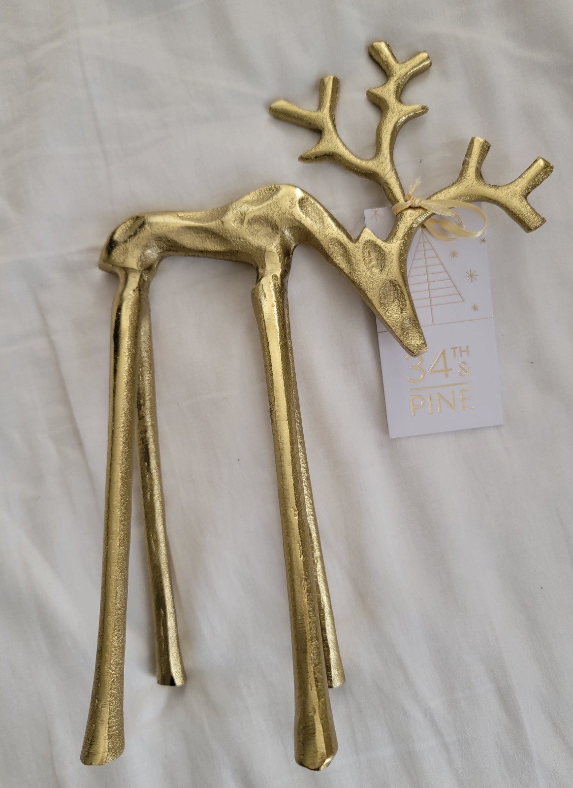 34th and Pine reindeer tabletop decor