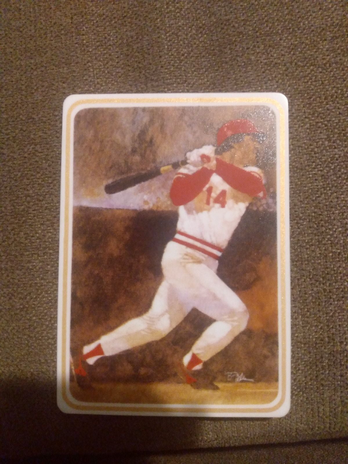 A RARE 1988 Pete Edward Rose baseball ca