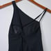 Sweaty Betty Fiji Xtra Life Asymmetric Swimsuit Black Womens Size Medium