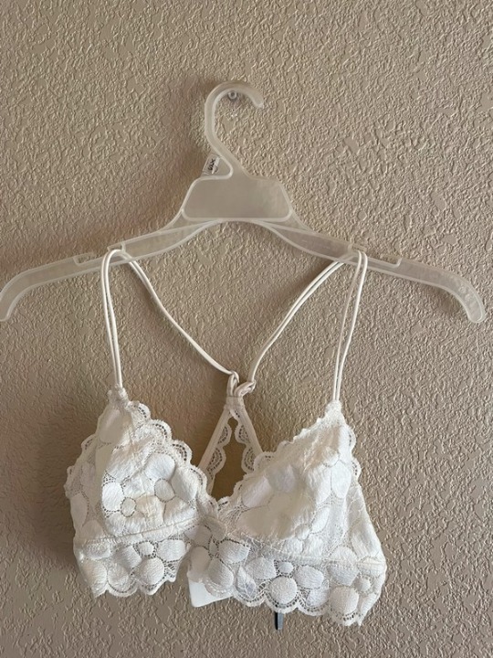 Cute white bralette