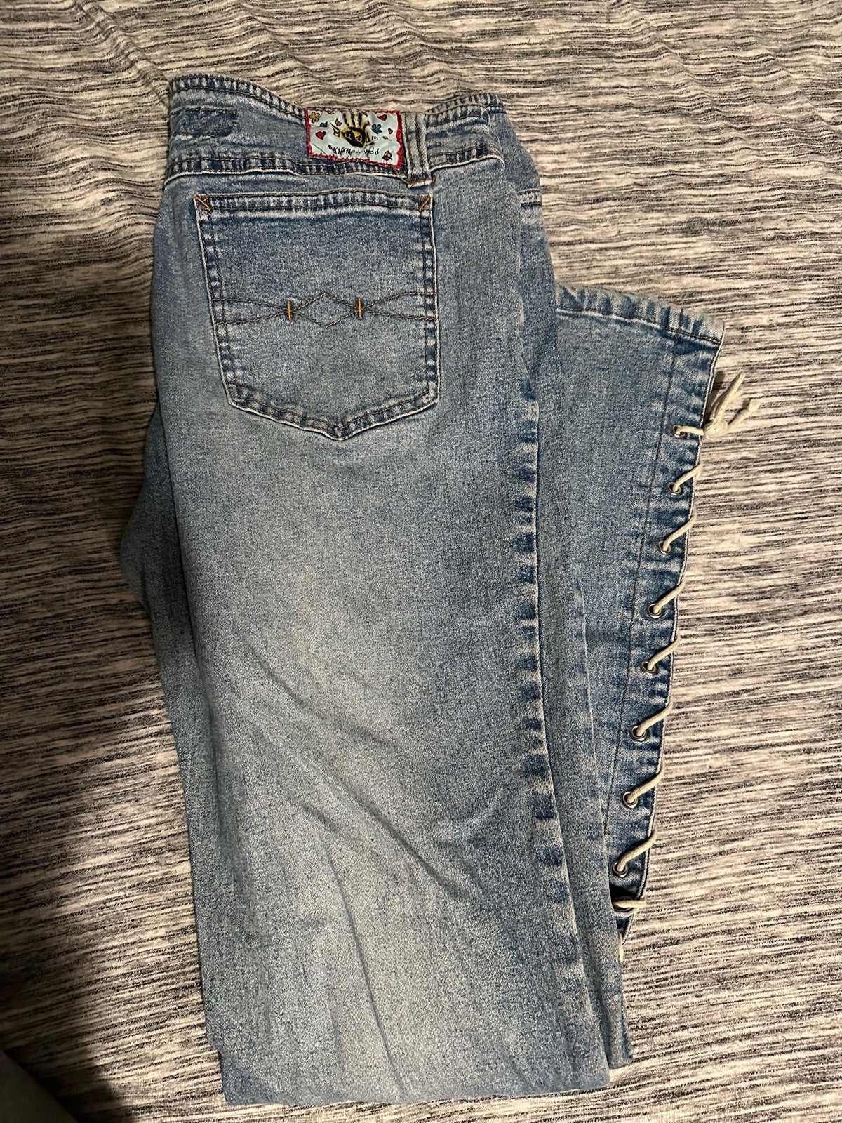 Mudd lace up best sale jeans