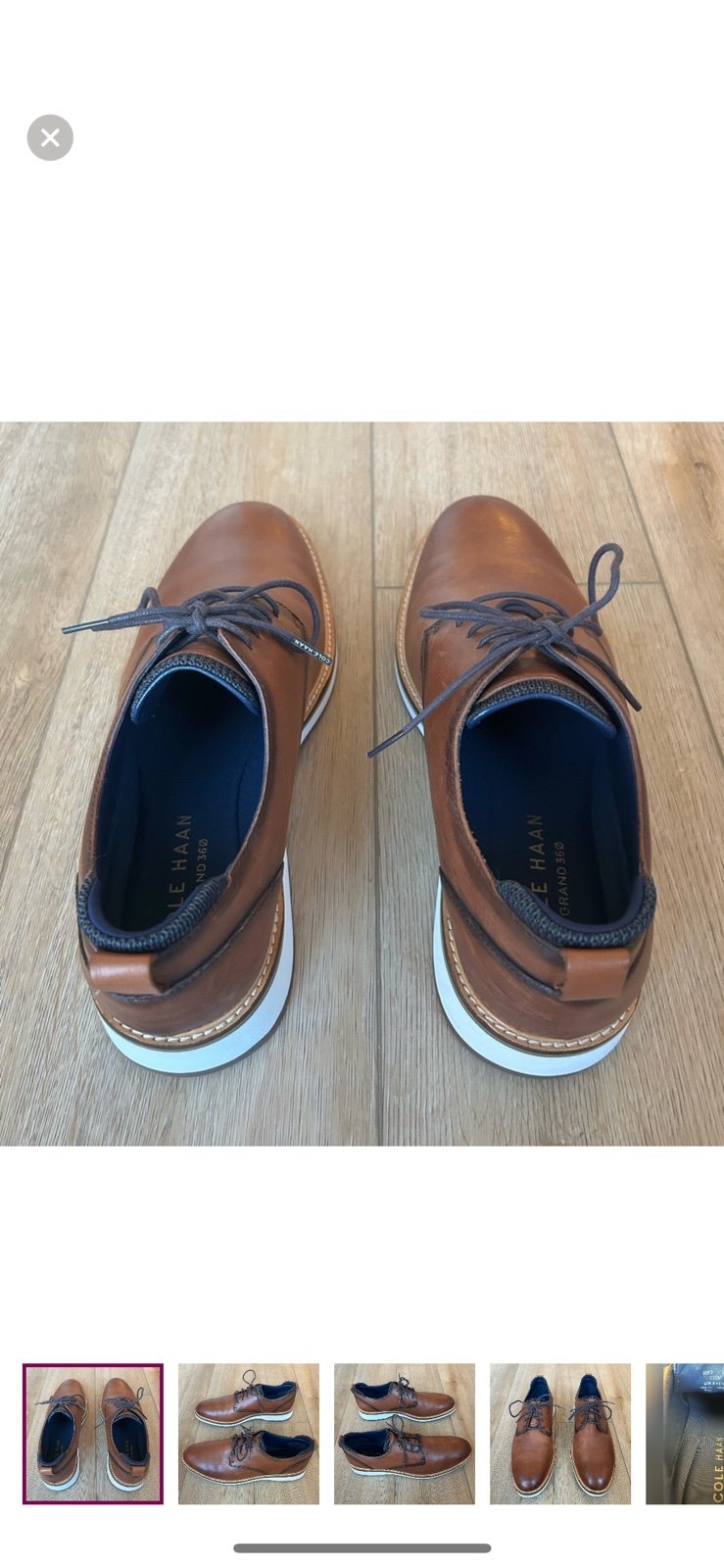 Cole Haan grand 360 brown Oxford shoes size 11