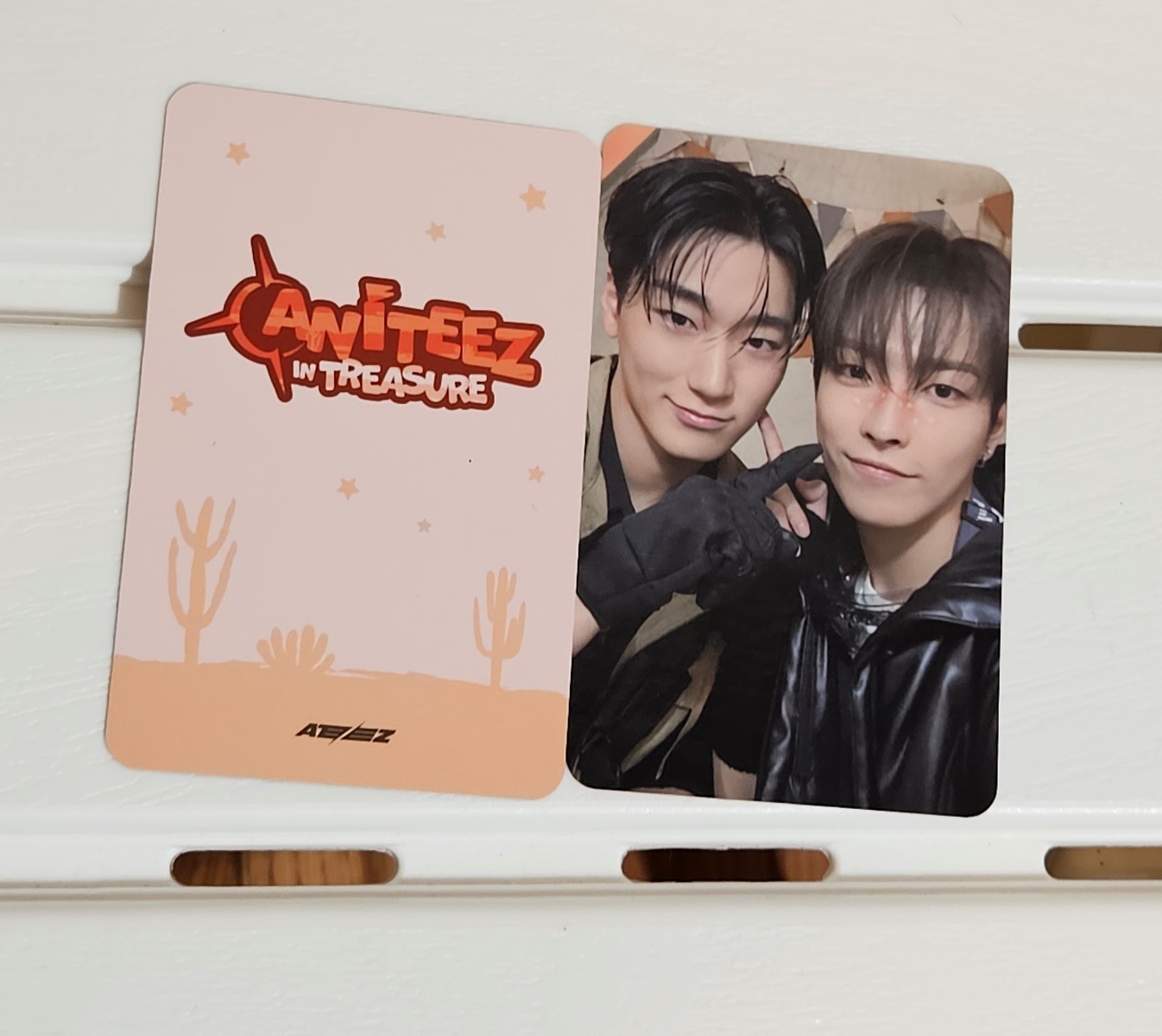 ATEEZ Aniteez in Treasure Trading unit photocard - Hongjoong San B2