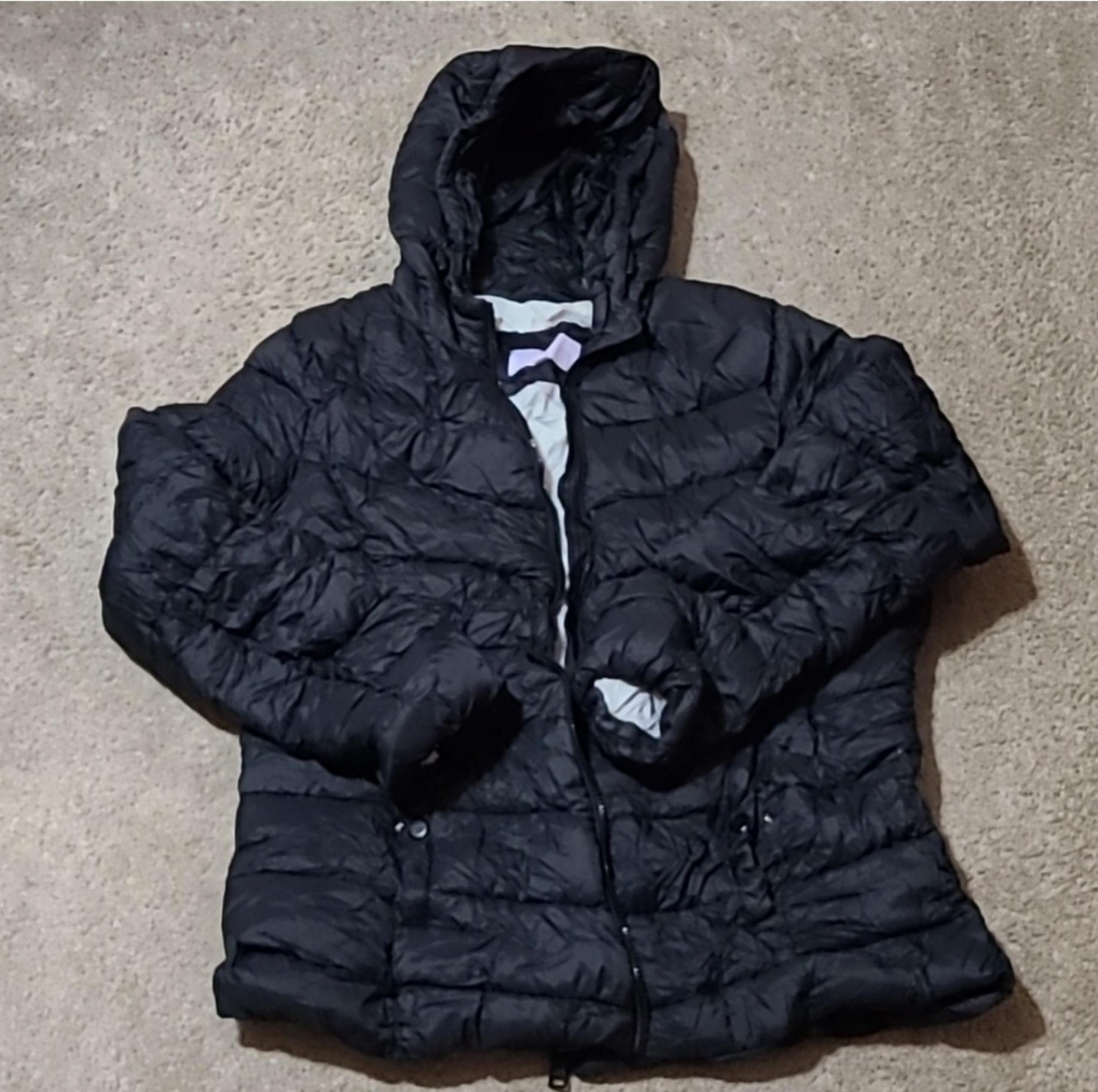NWOT MADDEN GIRL Black Puffer Jacket-XL Junior