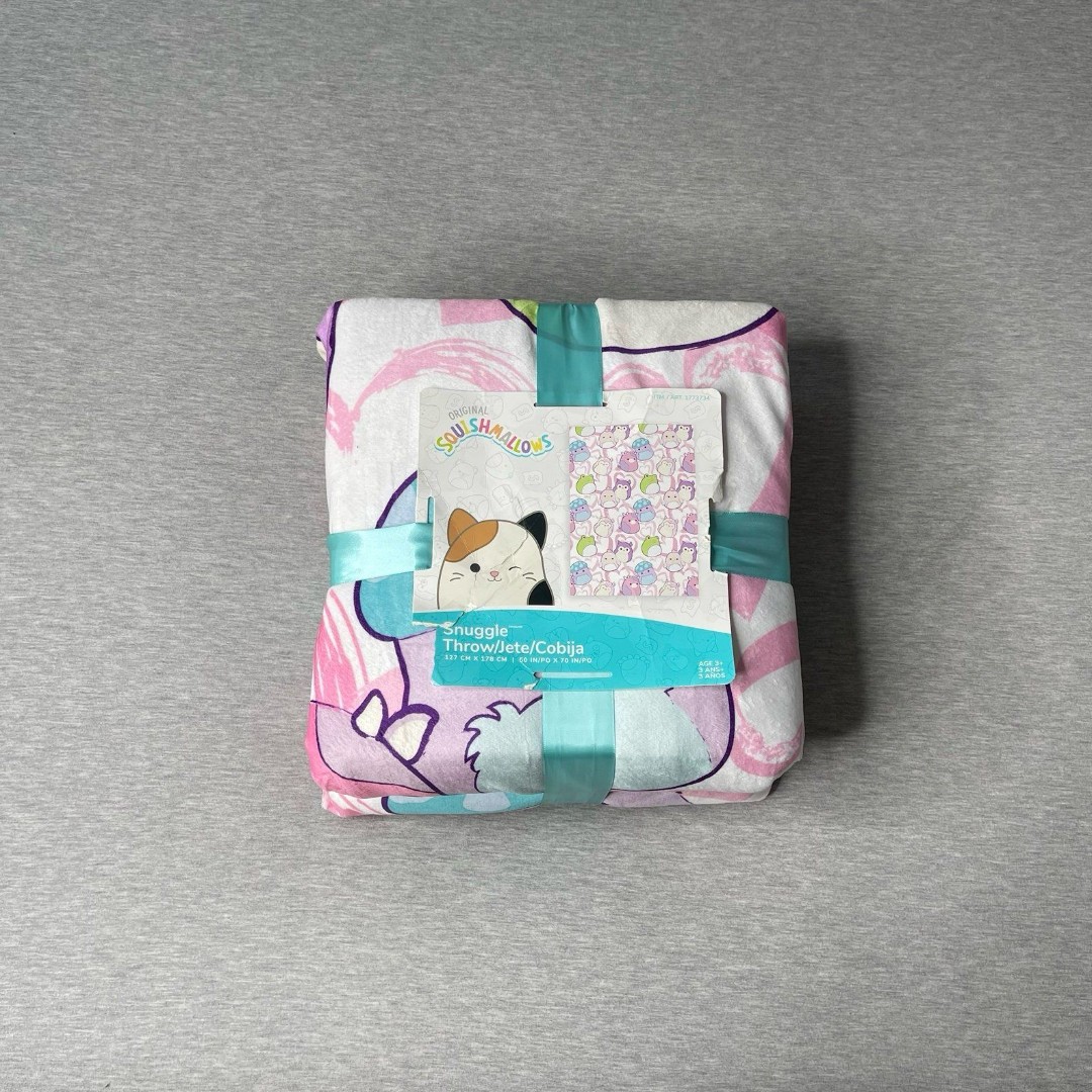 Squishmallows 50x70 Cozy Snuggle Throw Blanket