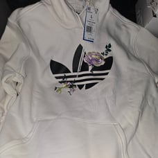ADIDAS Women's Originals Flower Embroidery Hoodie