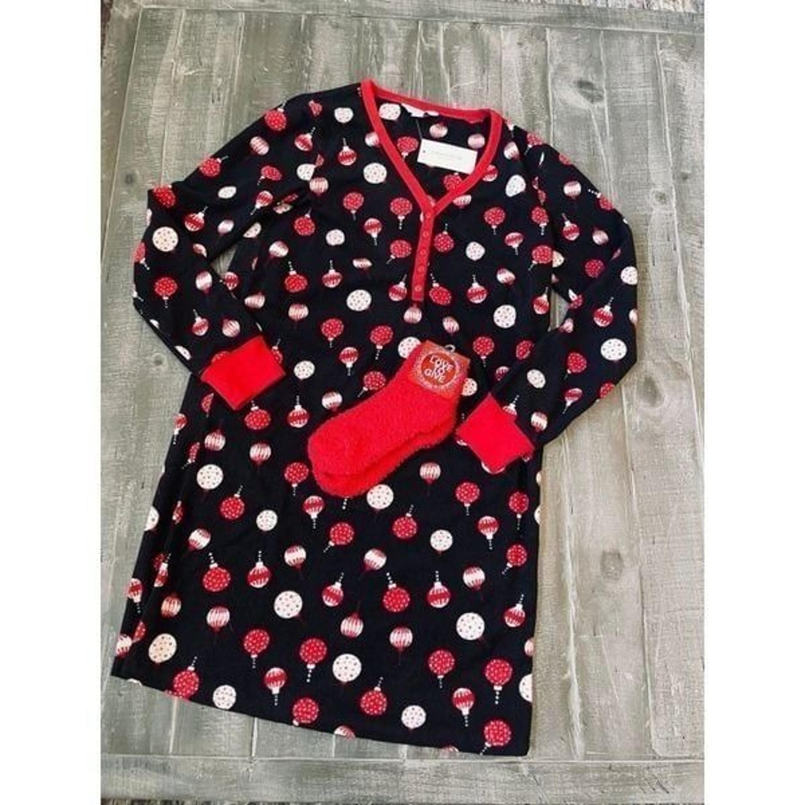 NWT Charter Club Christmas Holiday Soft Sleep Pajamas XS