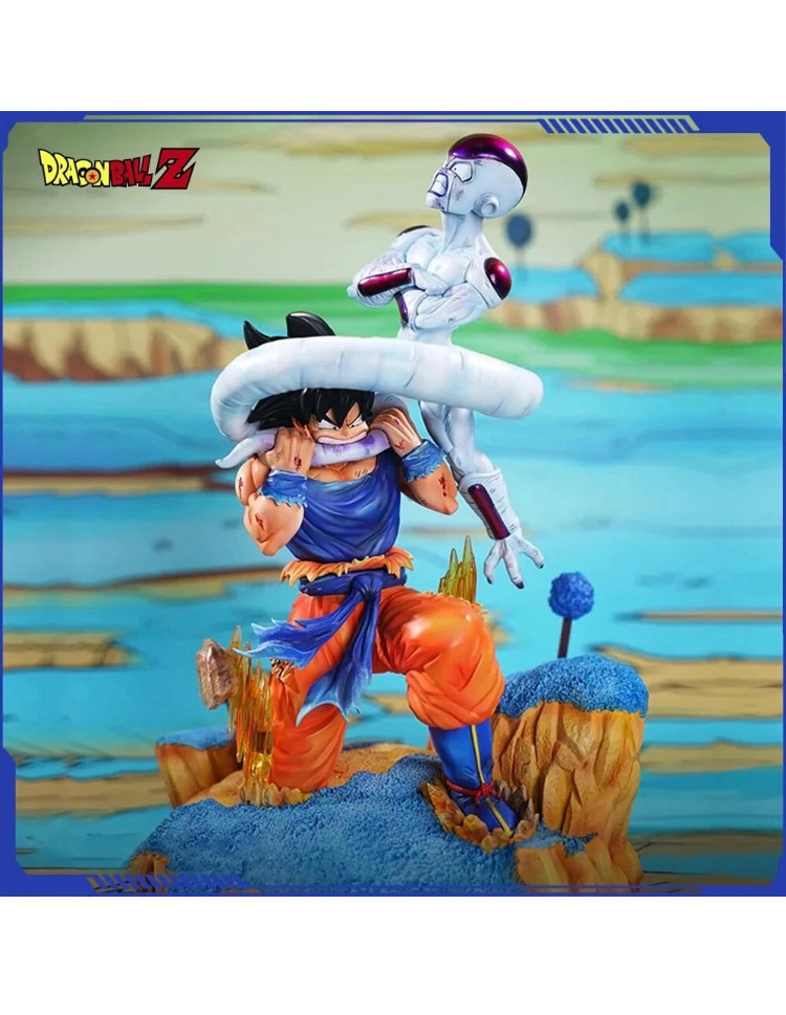 Dragon Ball Z Frieza Vs Son Goku anime Action Figure collectible Toy Statue 25cm