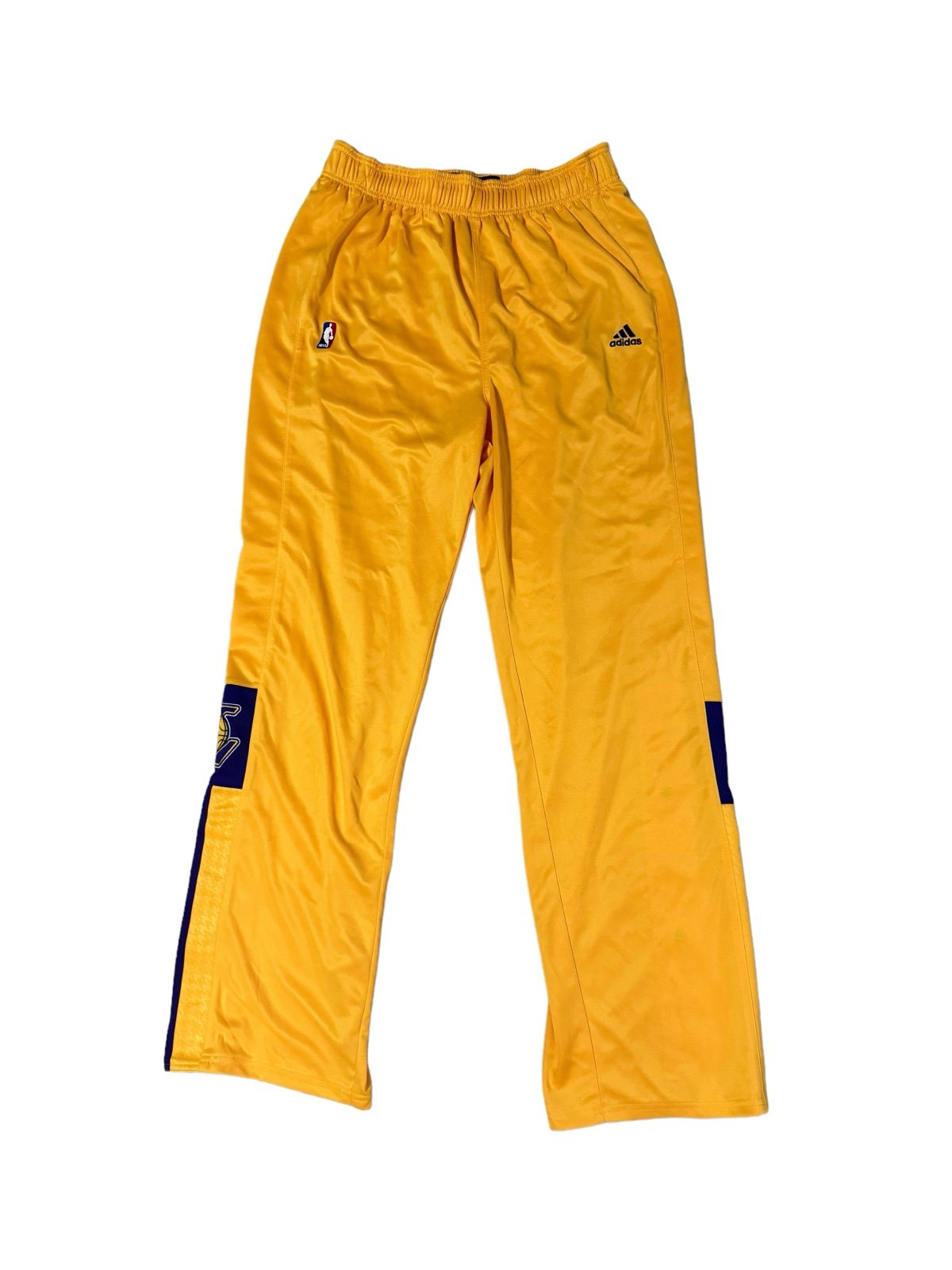 Adidas Los Angles Lakers Breakaway Pants Mens XLT XL Tall + 2 in. Warmup Yellow