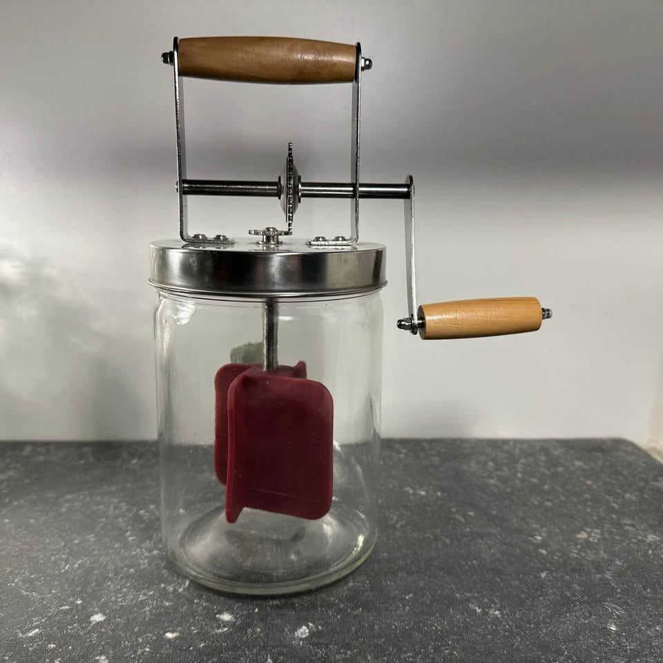 Fun Hand held Butter Churner 9.75 tall