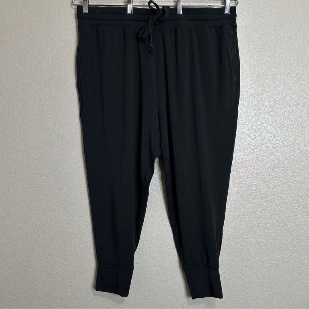 Fabletics Black Waffle/Thermal Men’s Pants, Size 3X