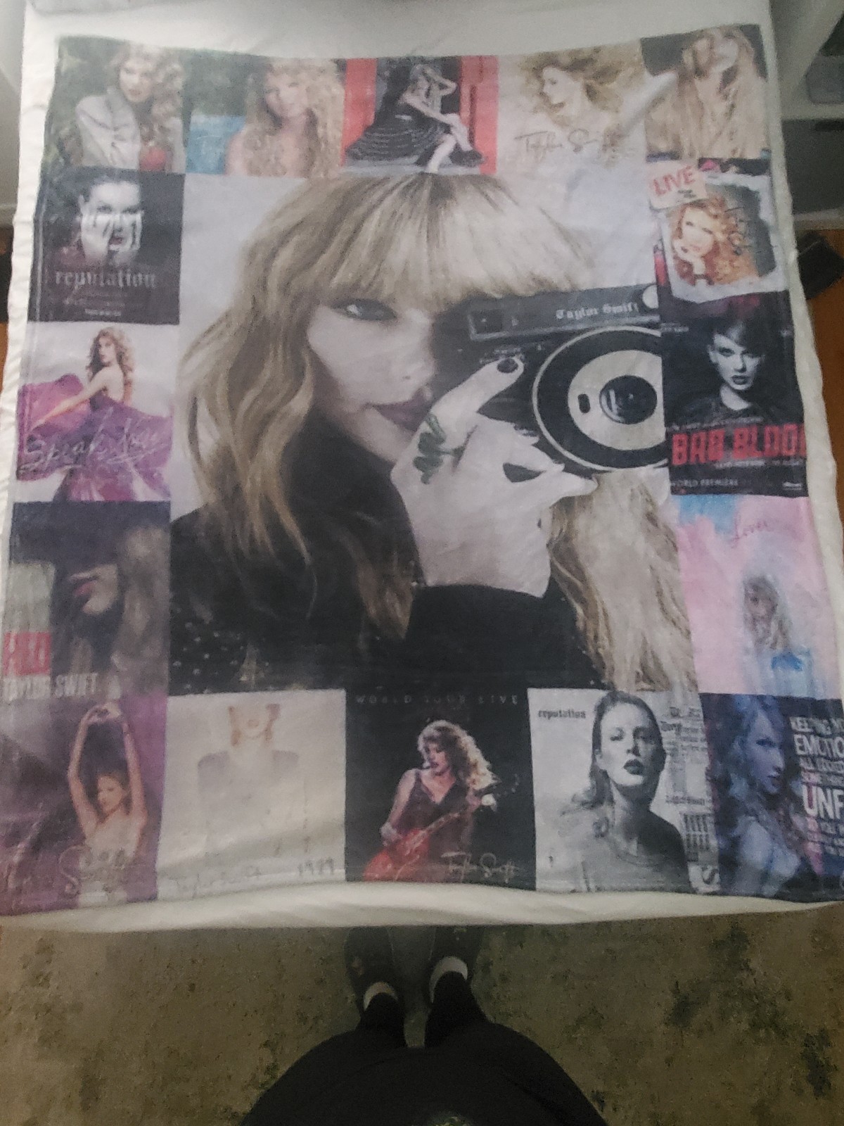 Taylor Swift eras blanket