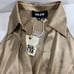Ser.O.Ya Shea Silk Mini Dress Champagne Cold Shoulder Size Small Nwt
