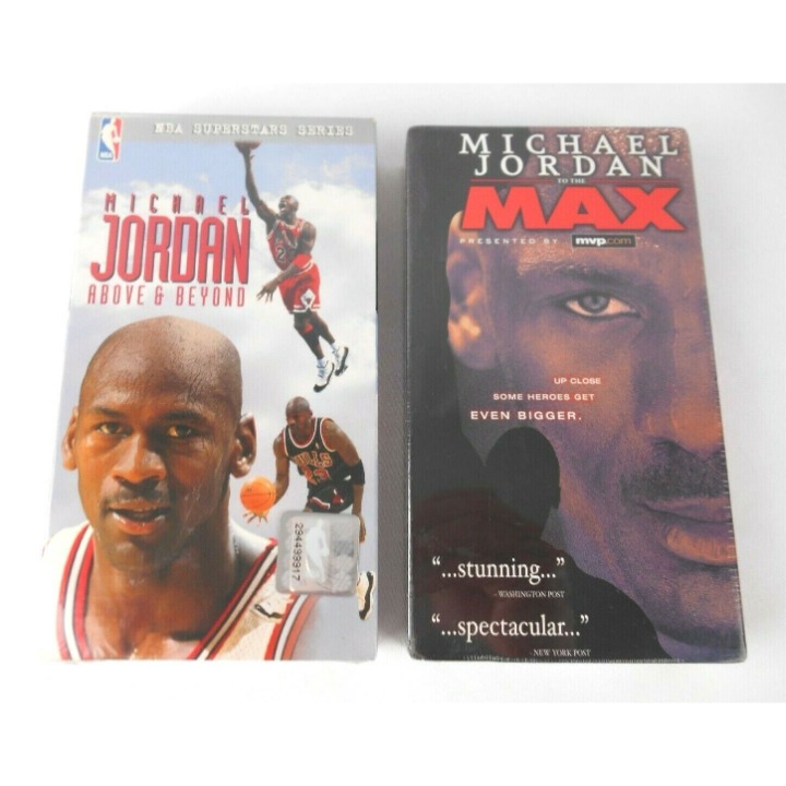 SEALED VHS LOT MICHAEL JORDAN ABOVE & BEYOND + TO THE MAX