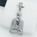925 Sterling Silver Cubic Zirconia Pendant, UU1P6A6048