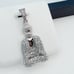 925 Sterling Silver Cubic Zirconia Pendant, UU1P6A6048