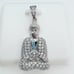 925 Sterling Silver Cubic Zirconia Pendant, UU1P6A6048