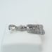 925 Sterling Silver Cubic Zirconia Pendant, UU1P6A6048
