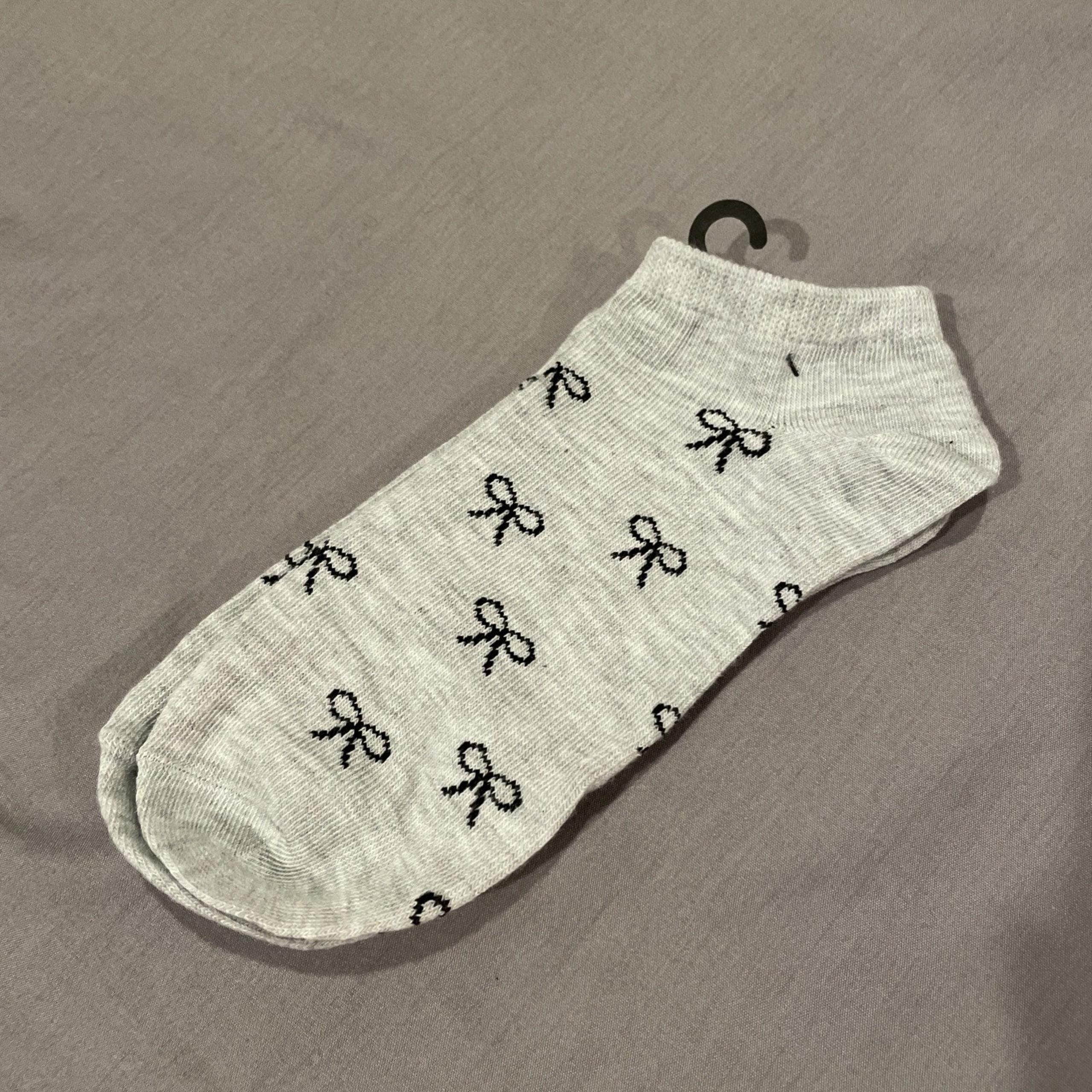 NEW NO BOUNDARIES WOMENS BOWTIE LOW CUT SOCKS Size 4-10