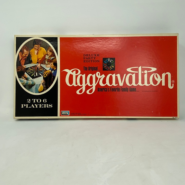 Vintage 1972 AGGRAVATION Deluxe Party Edition Board Game Lakeside Games COMPLETE
