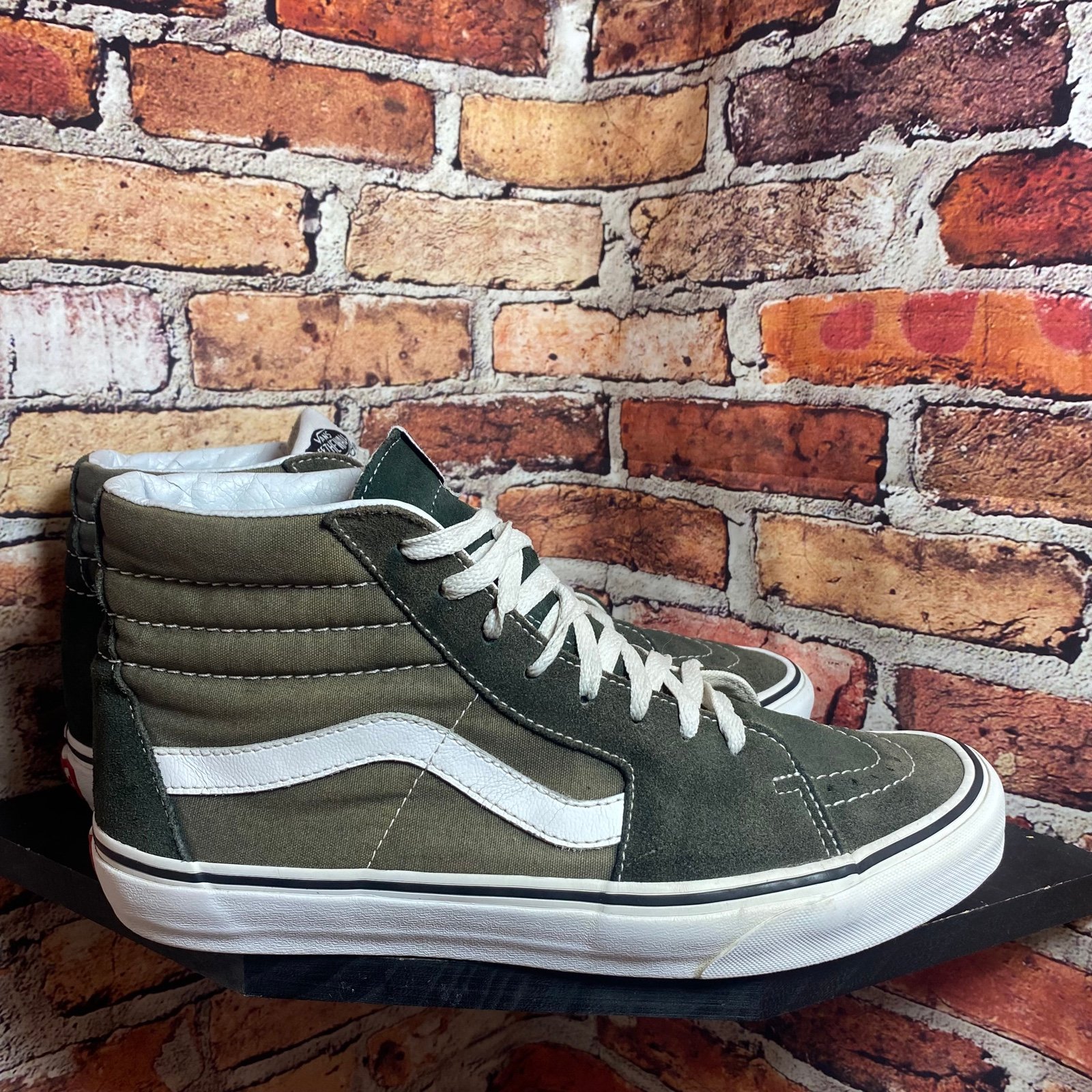 Vans sk8 hi green