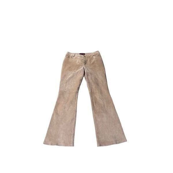 Margaret Godfrey Tan Suede Pants size 12