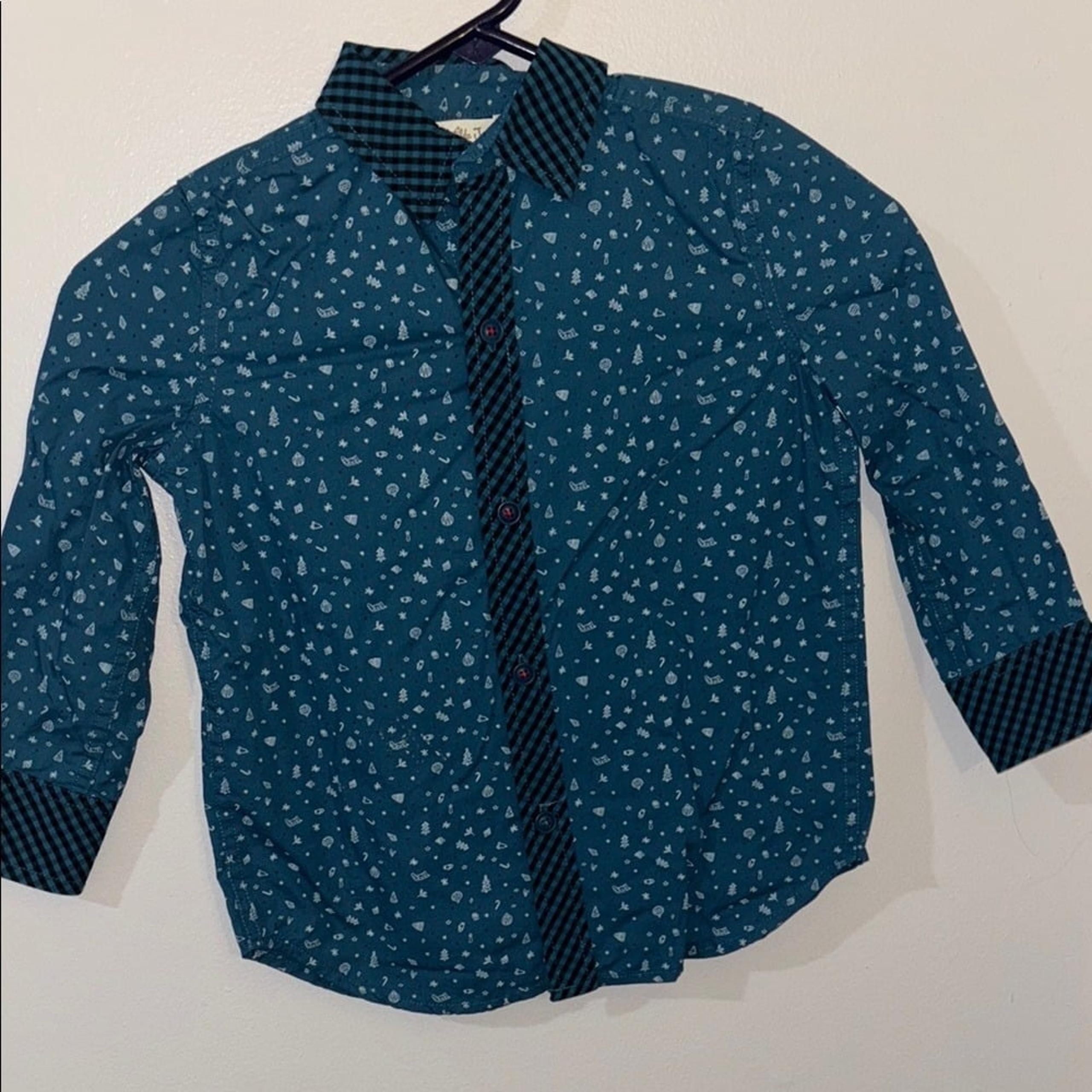 Matilda Jane Jack Frost Shirt Boys Choose Your Own Path Christmas Top Size 4