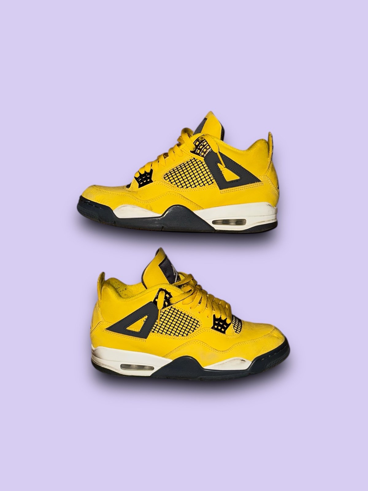 Air Jordan 4 Lightning Yellow CT8527-700 men’s size 10