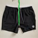 Chubbies Size Large Black The Capes Classic Swim Trunks 5.5” Inseam NWOT