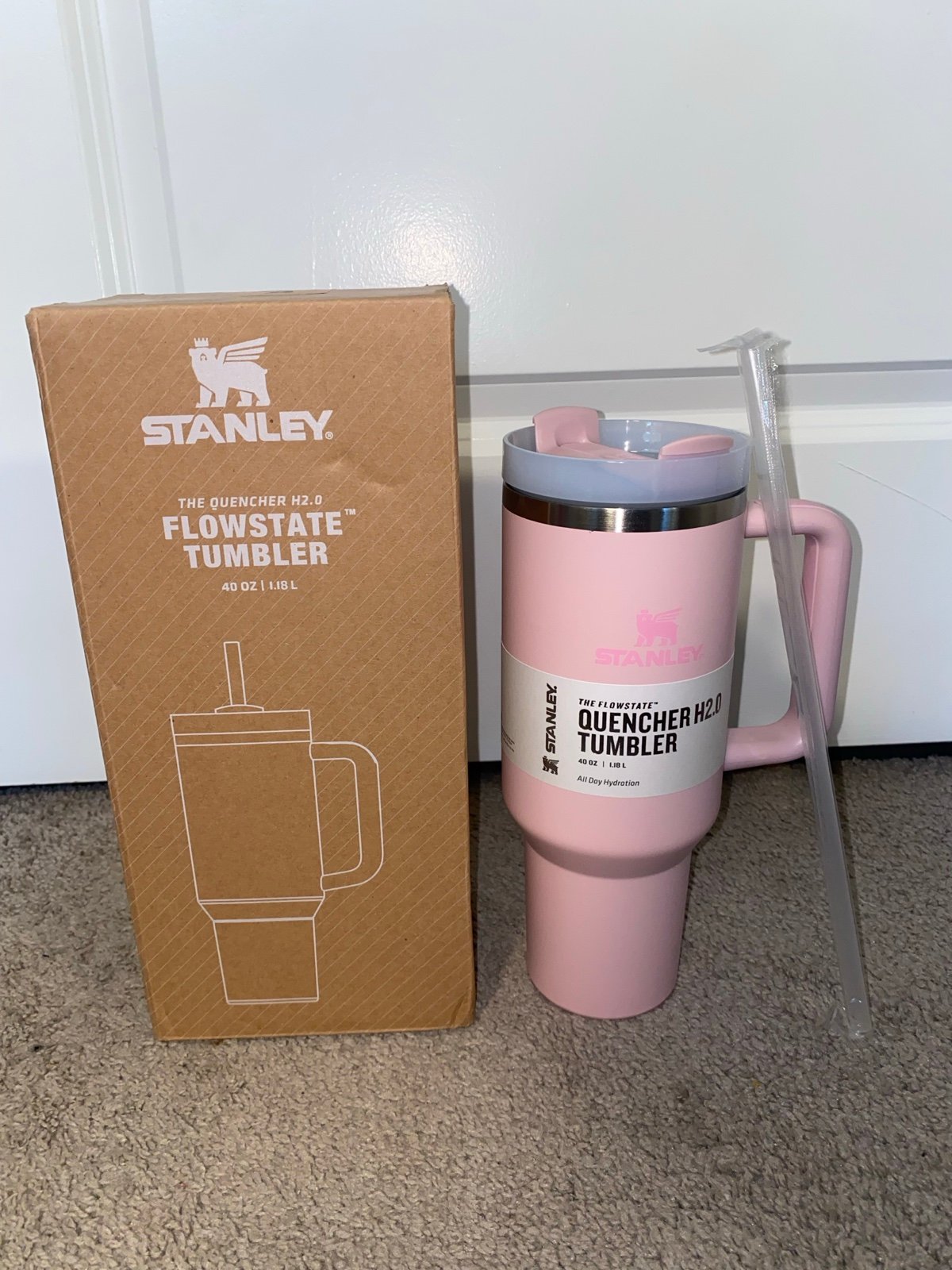 Stanley Cherry Blossom Pink Quencher H2.0 40 oz Tumbler