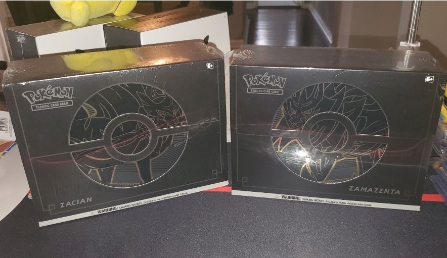 Zacian and Zamazenta Elite trainer box Plus