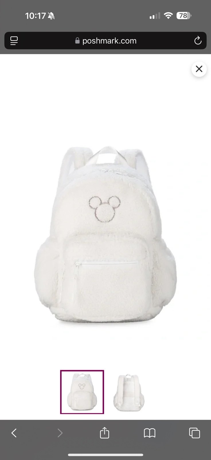 Mickey Sherpa backpack