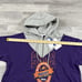 Women's M WEAR by Erin Andrews Purple Phoenix Suns Pieced Quarter-Zip Hoodie