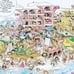 RARE Compuware 100% Club Jigsaw Puzzle 1993 Bermuda Tom Glover Caricaturist