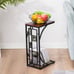 Sofa side table/coffee table gravel pattern brown