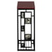 Sofa side table/coffee table gravel pattern brown
