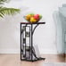 Sofa side table/coffee table gravel pattern brown