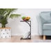 Sofa side table/coffee table gravel pattern brown