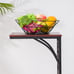 Sofa side table/coffee table gravel pattern brown