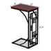 Sofa side table/coffee table gravel pattern brown