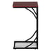 Sofa side table/coffee table gravel pattern brown
