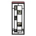 Sofa side table/coffee table gravel pattern brown