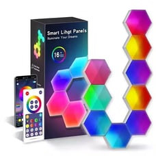 Hexagon LED Wall Light Panels Kit,