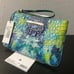 Brahmin HYDRO MELBOURNE Leather SALLY Wristlet or Cosmetic Bag RARE HTF